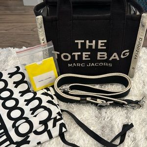 MARC JACOBS THE JACQUARD SMALL TOTE BAG